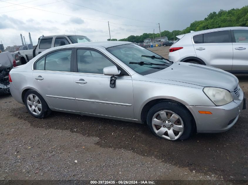 2008 Kia Optima Lx VIN: KNAGE123X85210887 Lot: 39720435