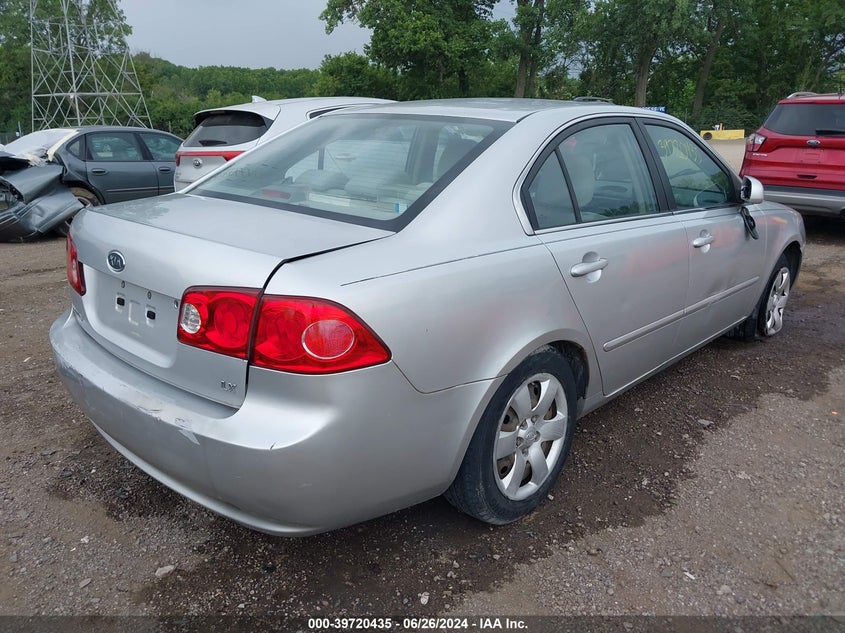 2008 Kia Optima Lx VIN: KNAGE123X85210887 Lot: 39720435