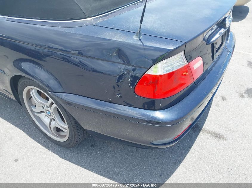 2006 BMW 330Ci VIN: WBABW53456PZ42433 Lot: 39720479