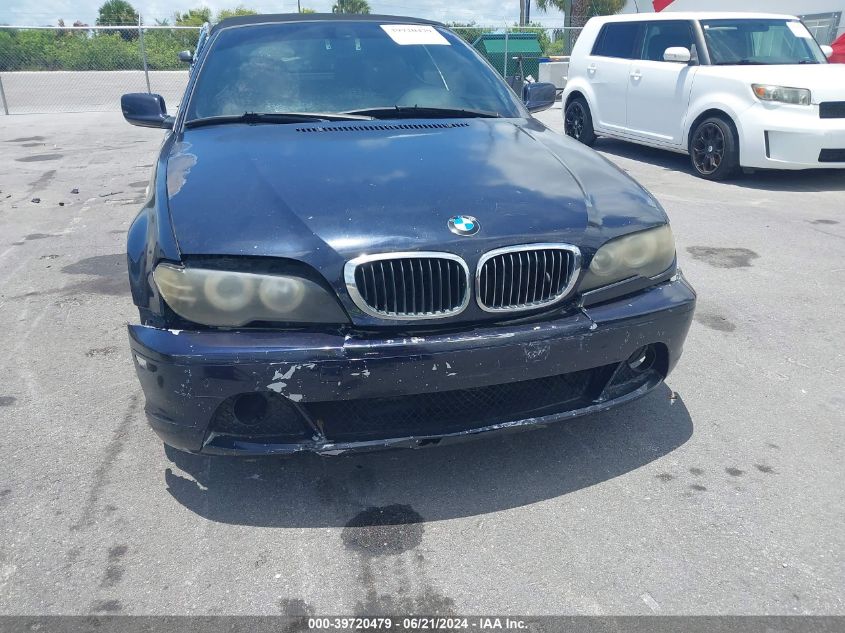 2006 BMW 330Ci VIN: WBABW53456PZ42433 Lot: 39720479