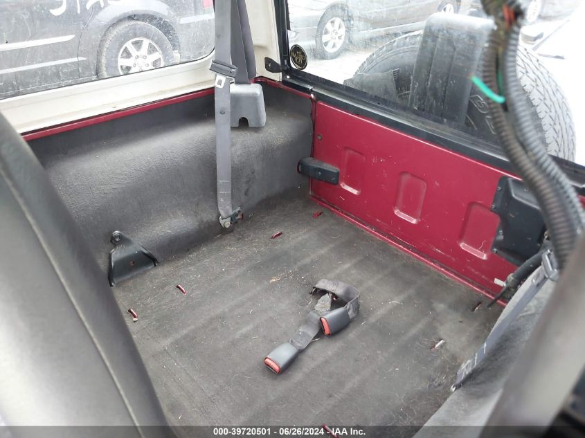 1999 Jeep Wrangler / Tj Se VIN: 1J4FY29P2XP487681 Lot: 39720501