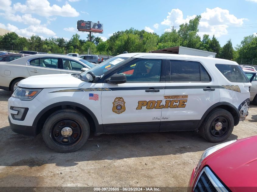 2017 Ford Explorer Police Interceptor VIN: 1FM5K8AR8HGE26013 Lot: 39720505