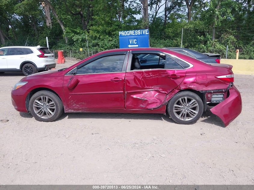 2016 Toyota Camry Le/Xle/Se/Xse VIN: 4T1BF1FK5GU580320 Lot: 39720513