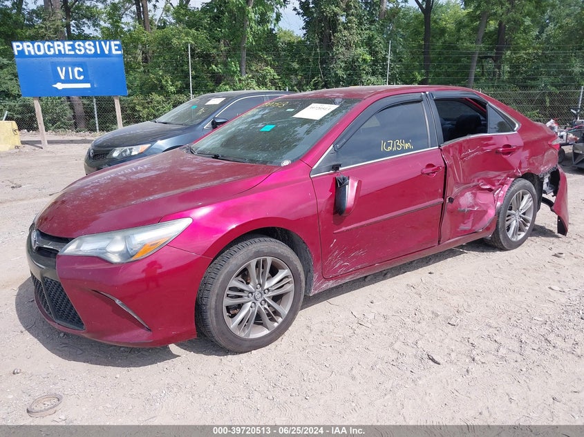 2016 Toyota Camry Le/Xle/Se/Xse VIN: 4T1BF1FK5GU580320 Lot: 39720513