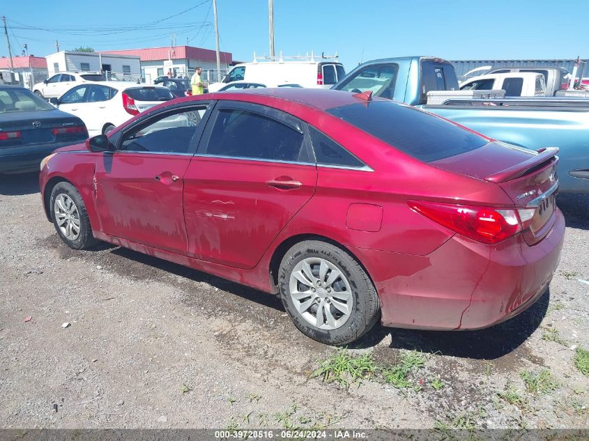 2012 Hyundai Sonata Gls VIN: 5NPEB4AC1CH430790 Lot: 39720516