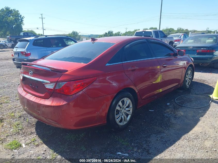 2012 Hyundai Sonata Gls VIN: 5NPEB4AC1CH430790 Lot: 39720516