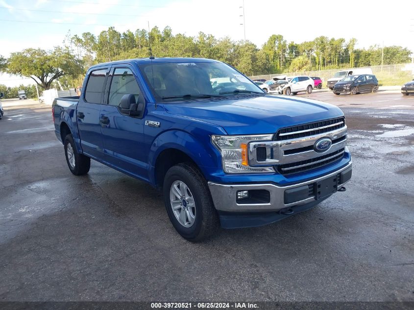 VIN 1FTEW1E5XJFD17037 2018 FORD F-150 XLT