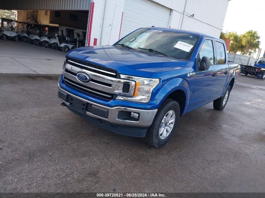 VIN 1FTEW1E5XJFD17037 2018 FORD F-150 XLT