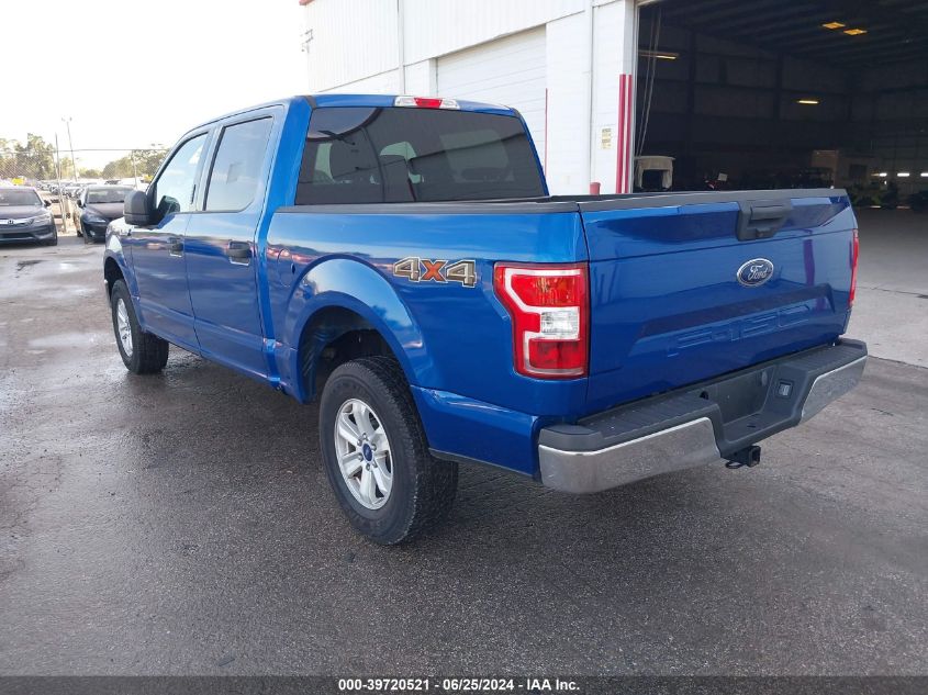 VIN 1FTEW1E5XJFD17037 2018 FORD F-150 XLT