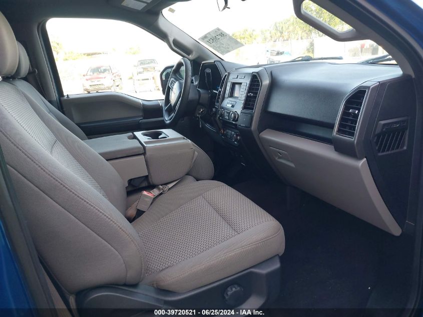 VIN 1FTEW1E5XJFD17037 2018 FORD F-150 XLT
