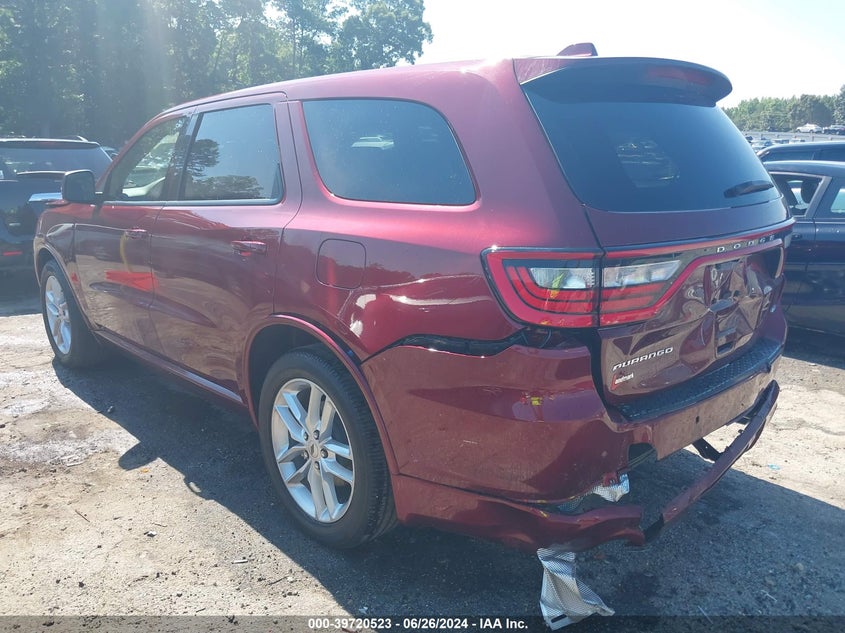 2022 DODGE DURANGO GT PLUS RWD - 1C4RDHDGXNC203369
