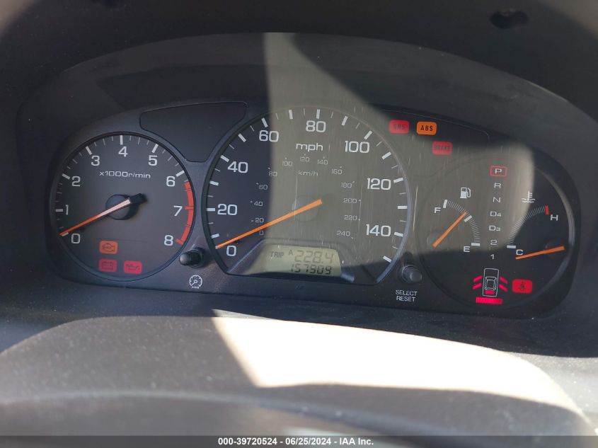 2000 Honda Accord Ex VIN: 1HGCG5661YA155780 Lot: 39720524