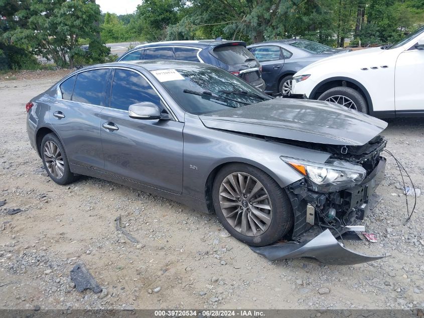 2019 Infiniti Q50 3.0T Luxe VIN: JN1EV7AP7KM511943 Lot: 39720534