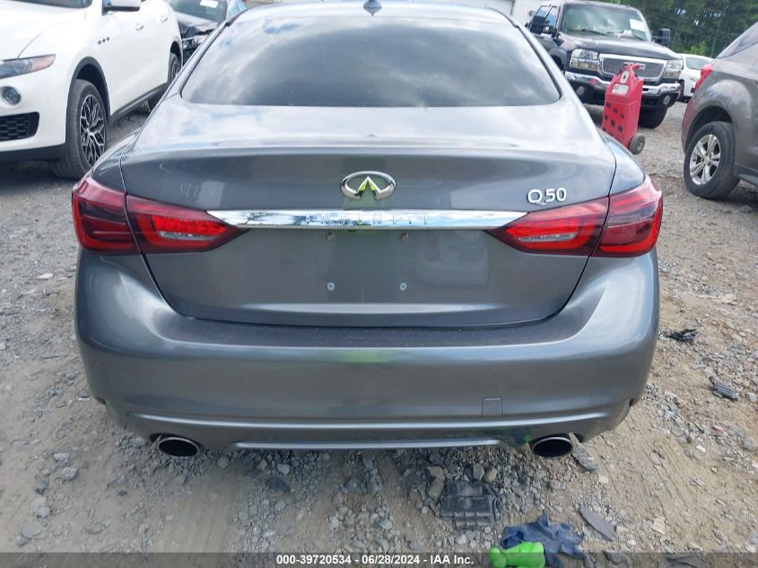 2019 Infiniti Q50 3.0T Luxe VIN: JN1EV7AP7KM511943 Lot: 39720534