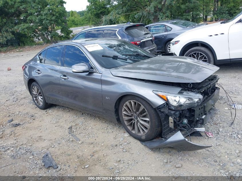 2019 Infiniti Q50 3.0T Luxe VIN: JN1EV7AP7KM511943 Lot: 39720534