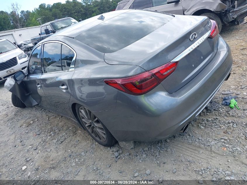 2019 Infiniti Q50 3.0T Luxe VIN: JN1EV7AP7KM511943 Lot: 39720534