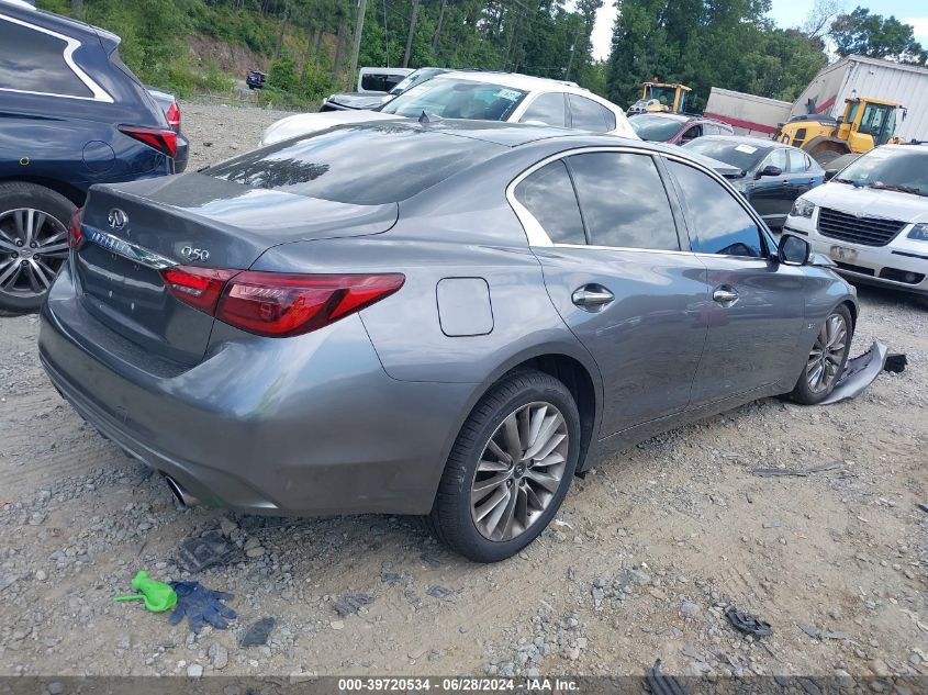 2019 Infiniti Q50 3.0T Luxe VIN: JN1EV7AP7KM511943 Lot: 39720534