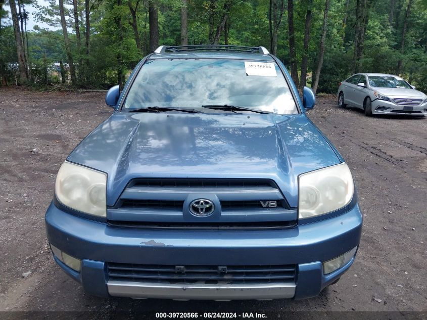 2004 Toyota 4Runner Limited V8 VIN: JTEBT17R240038115 Lot: 39720566