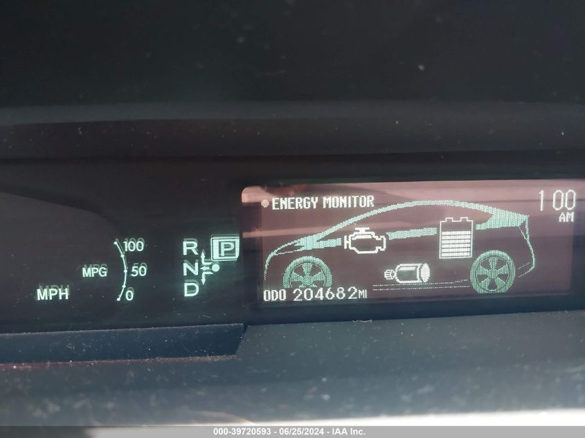 2011 Toyota Prius Two VIN: JTDKN3DU7B0258057 Lot: 39720593