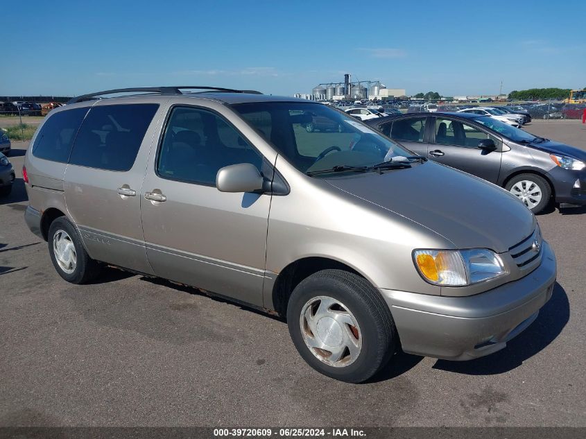 2002 Toyota Sienna Xle VIN: 4T3ZF13C32U445980 Lot: 39720609