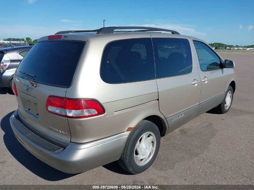 2002 Toyota Sienna Xle VIN: 4T3ZF13C32U445980 Lot: 39720609