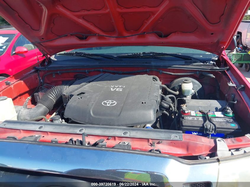 2005 Toyota Tacoma Prerunner V6 VIN: 5TEKU72N65Z107124 Lot: 39720619