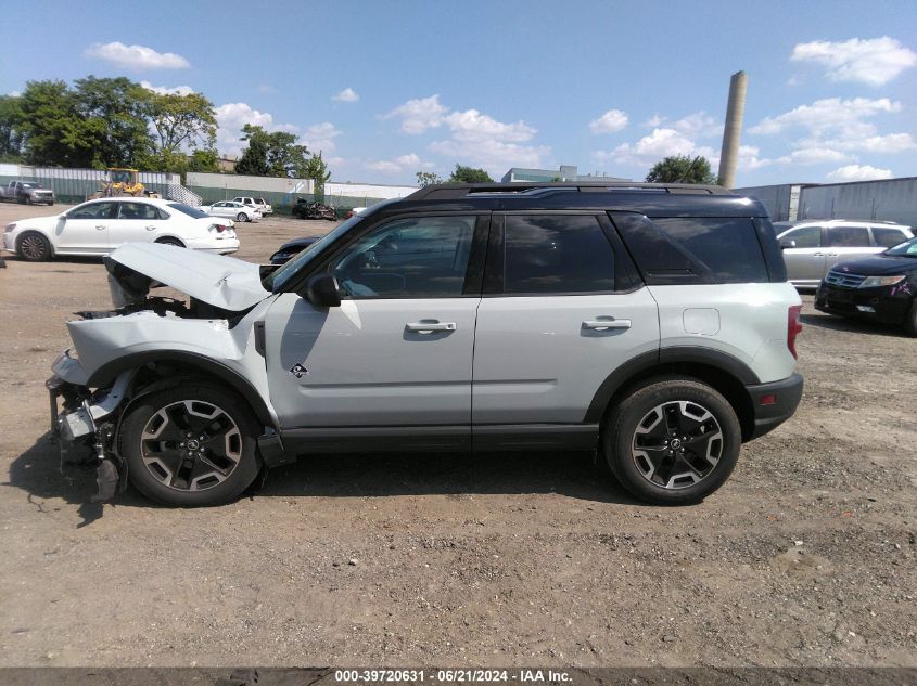 2021 Ford Bronco Sport Outer Banks VIN: 3FMCR9C68MRB23957 Lot: 39720631
