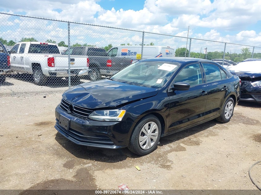 2015 VOLKSWAGEN JETTA 2.0L S - 3VW2K7AJ6FM409738