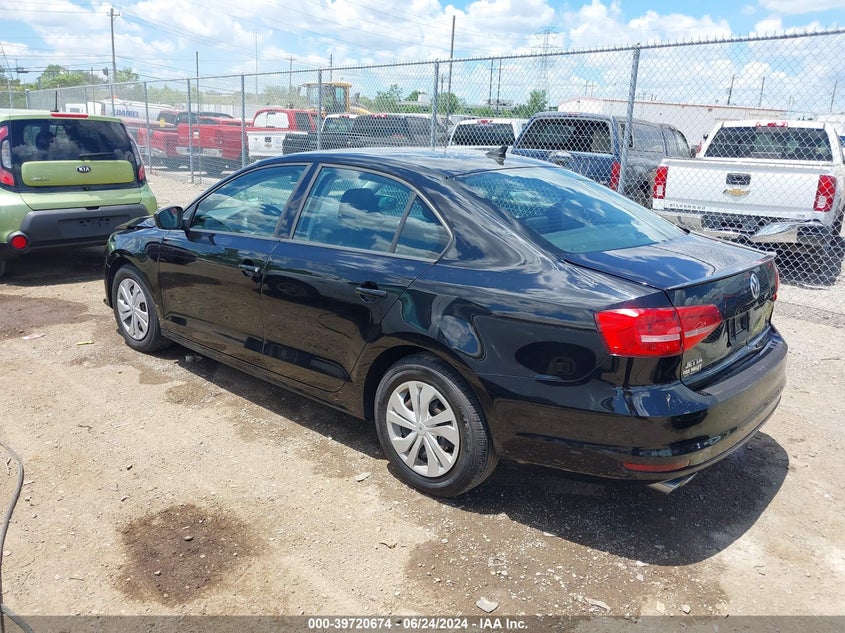 2015 VOLKSWAGEN JETTA 2.0L S - 3VW2K7AJ6FM409738