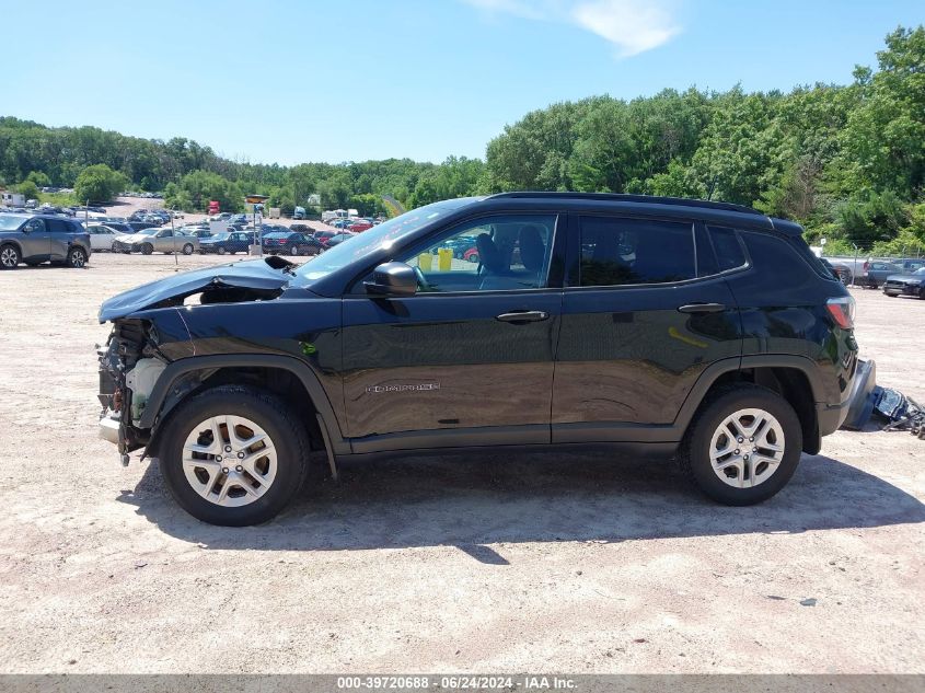 2018 Jeep Compass Sport VIN: 3C4NJDAB7JT107321 Lot: 39720688