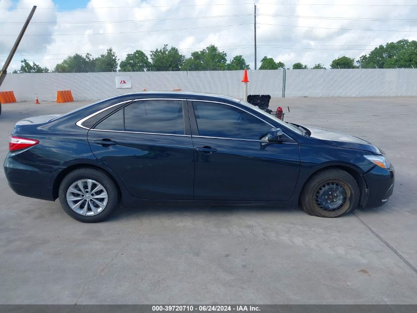 2016 Toyota Camry Le VIN: 4T4BF1FK5GR52165 Lot: 39720710