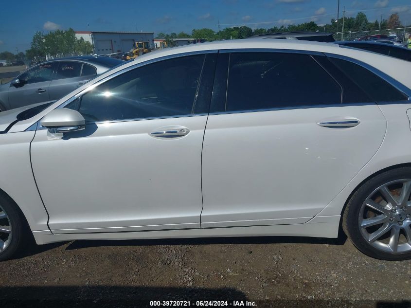 2014 Lincoln Mkz VIN: 3LN6L2GK0ER824572 Lot: 39720721