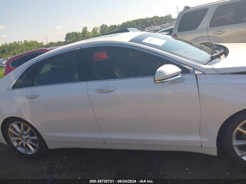 2014 Lincoln Mkz VIN: 3LN6L2GK0ER824572 Lot: 39720721