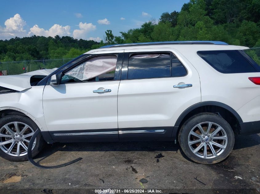 2016 Ford Explorer Limited VIN: 1FM5K7FH4GGB15610 Lot: 39720731