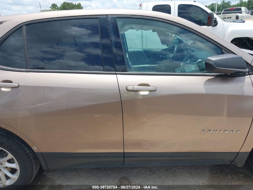 2019 Chevrolet Equinox Ls VIN: 2GNAXHEV0K6234255 Lot: 39720754