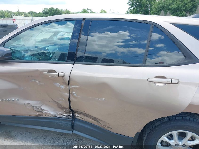 2019 Chevrolet Equinox Ls VIN: 2GNAXHEV0K6234255 Lot: 39720754