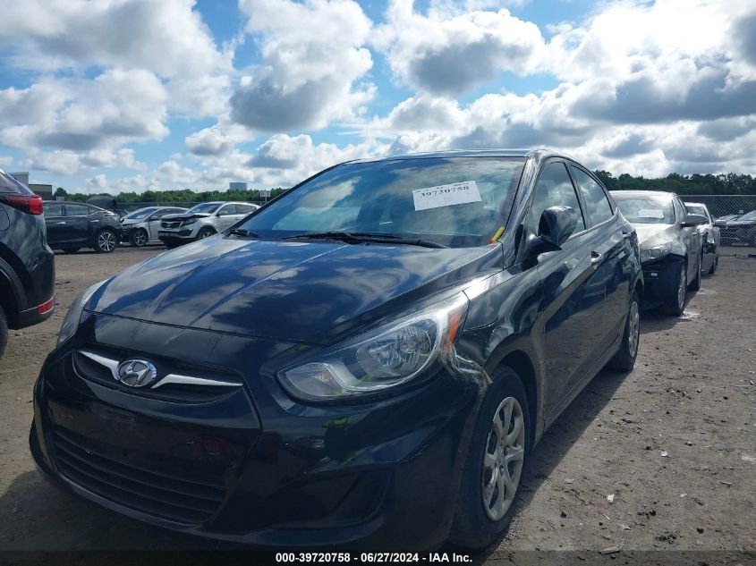 2013 Hyundai Accent Gls/Gs VIN: KMHCT4AE7DU489321 Lot: 39720758