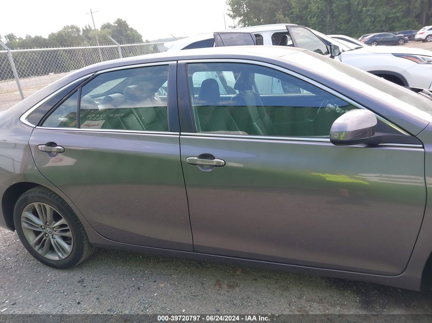 2016 Toyota Camry Se VIN: 4T1BF1FK3GU589954 Lot: 39720797