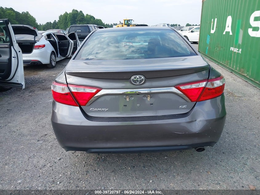 2016 Toyota Camry Se VIN: 4T1BF1FK3GU589954 Lot: 39720797