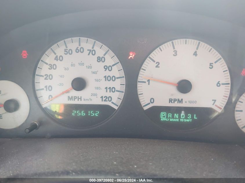 2005 Dodge Grand Caravan Sxt VIN: 2D4GP44L25R435494 Lot: 39720802