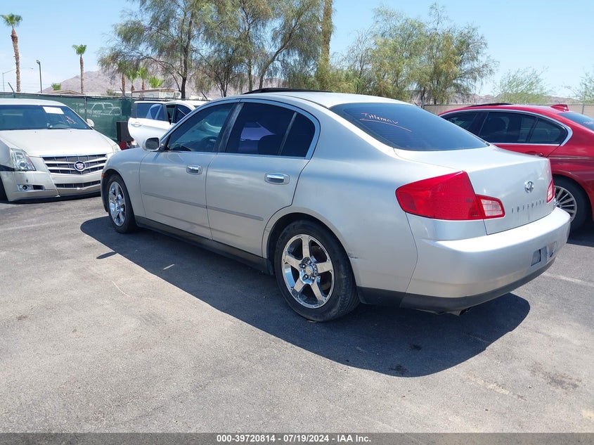2003 Infiniti G35 Luxury Leather VIN: JNKCV51E83M308700 Lot: 39720814