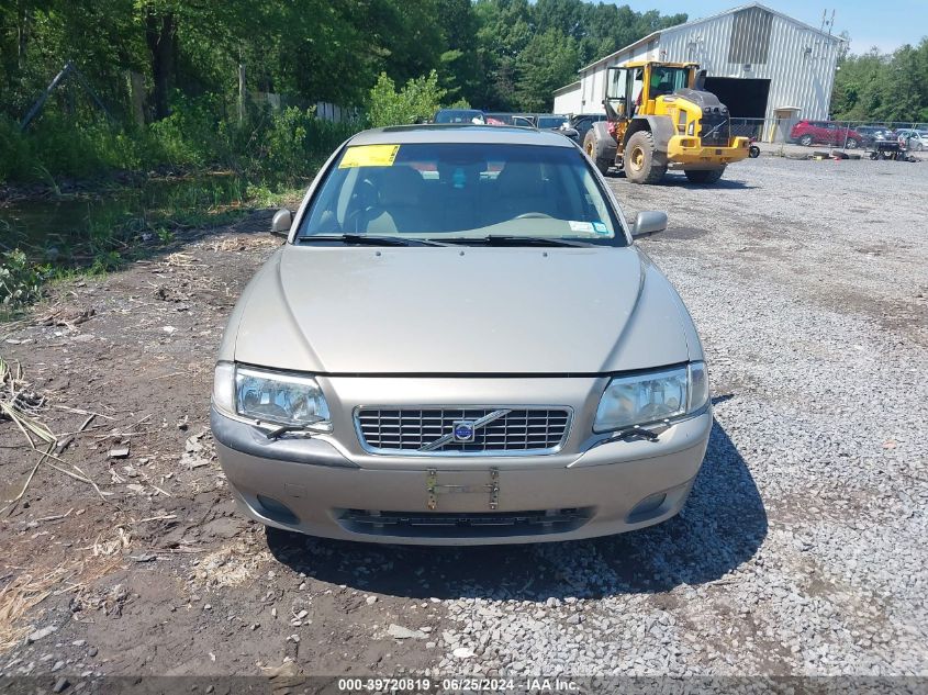 2005 Volvo S80 2.5T/2.5T Awd VIN: YV1TH592551411185 Lot: 39720819