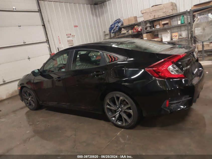 2020 Honda Civic Sport VIN: 19XFC2F8XLE025347 Lot: 39720820