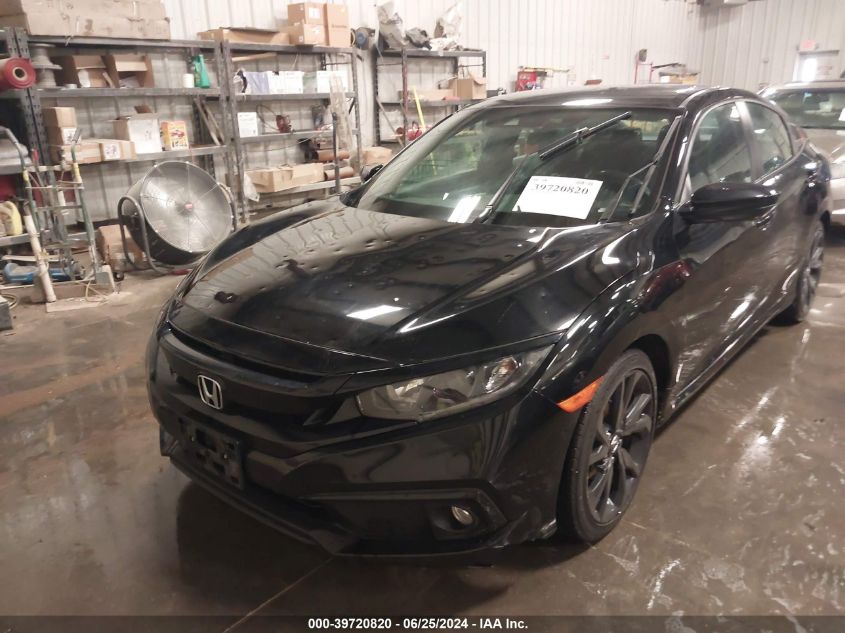 2020 Honda Civic Sport VIN: 19XFC2F8XLE025347 Lot: 39720820