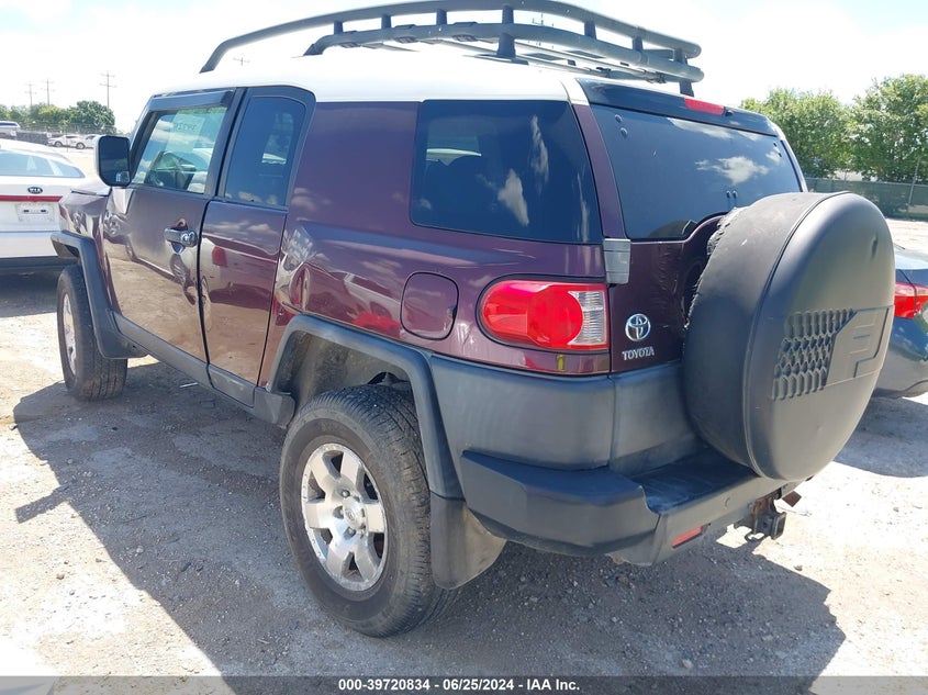 2007 Toyota Fj Cruiser VIN: JTEBU11F670053569 Lot: 39720834