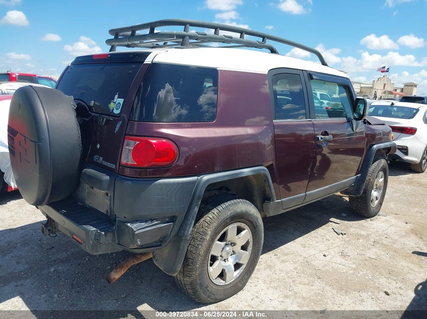 2007 Toyota Fj Cruiser VIN: JTEBU11F670053569 Lot: 39720834