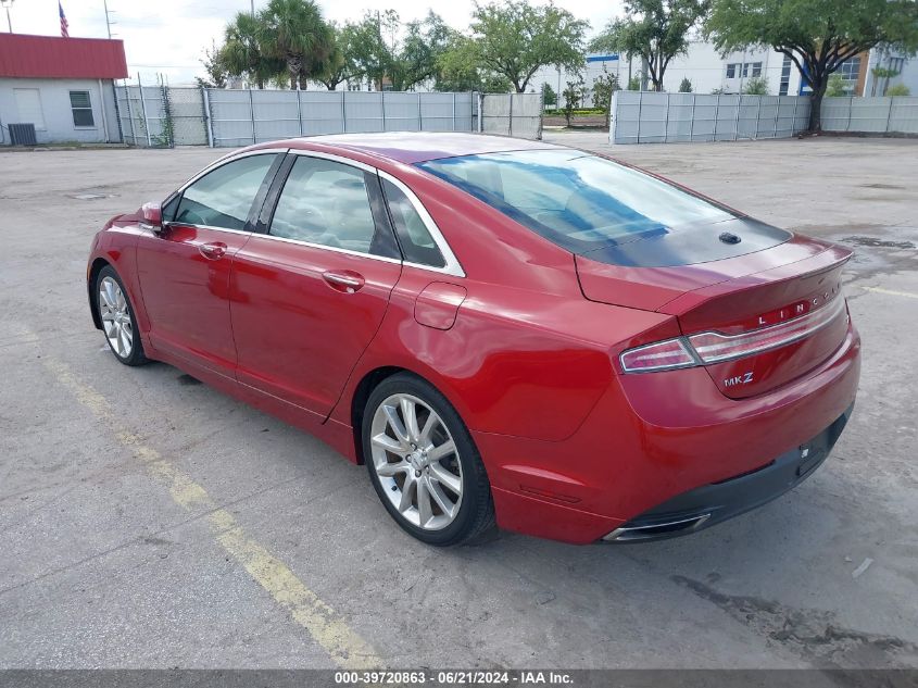 3LN6L2LU9FR602282 | 2015 LINCOLN MKZ HYBRID