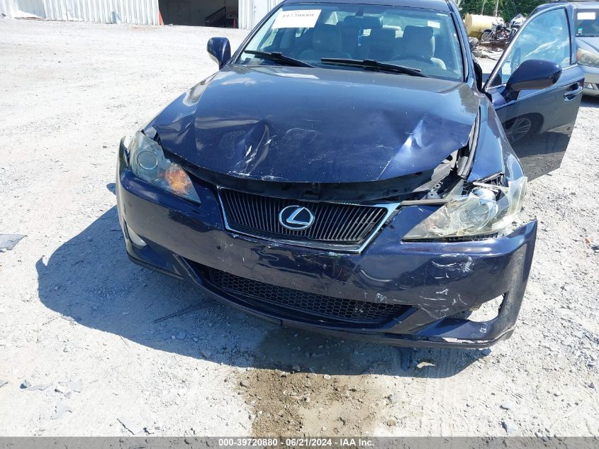 2007 Lexus Is 250 VIN: JTHCK262472011303 Lot: 39720880