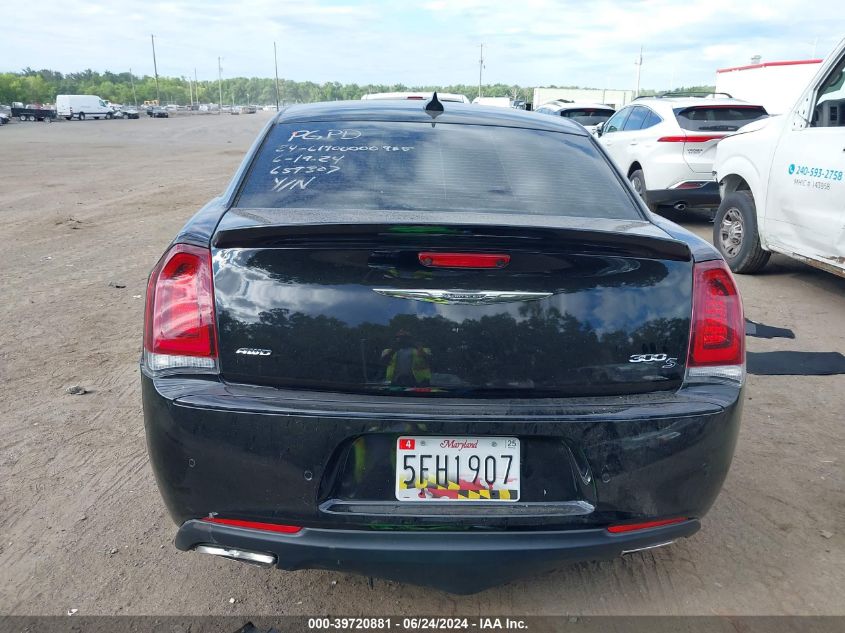 2019 Chrysler 300 300S Awd VIN: 2C3CCAGG9KH659307 Lot: 39720881