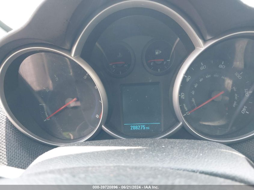 2013 Chevrolet Cruze 1Lt Auto VIN: 1G1PC5SBXD7190039 Lot: 39720896